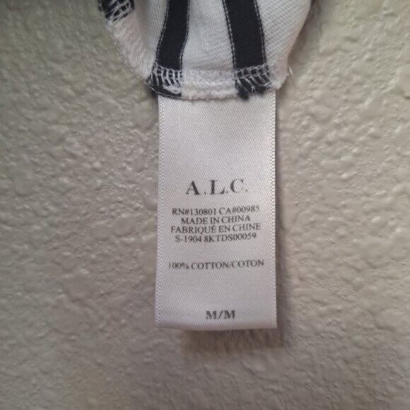 A.L.C. Striped Mini Dress M size - Picture 7 of 8